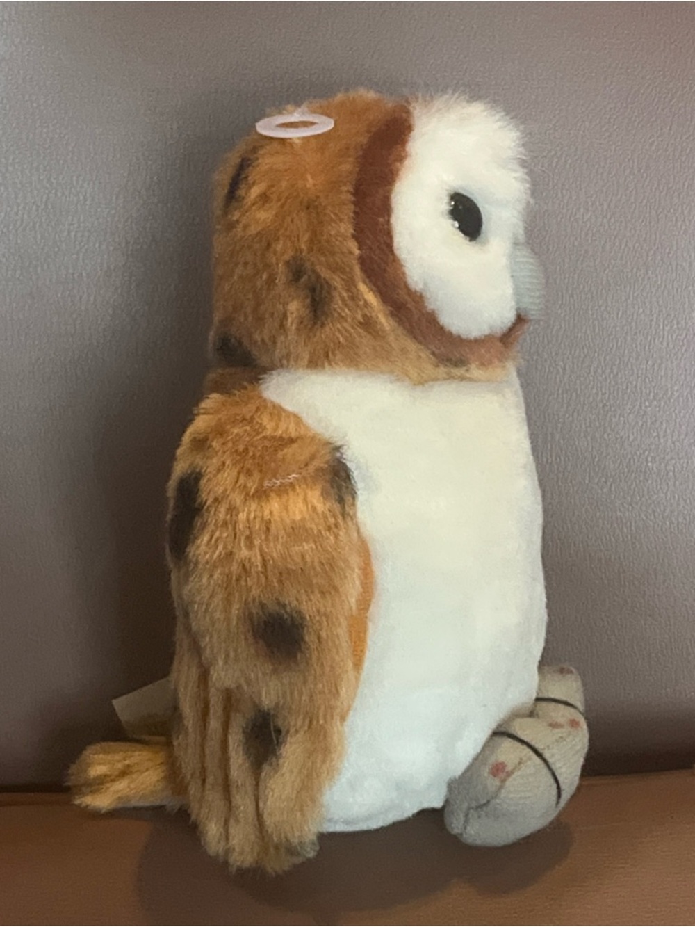 Wild Republic Audubon plush barn owl with call/sound, - Picture 4 of 5